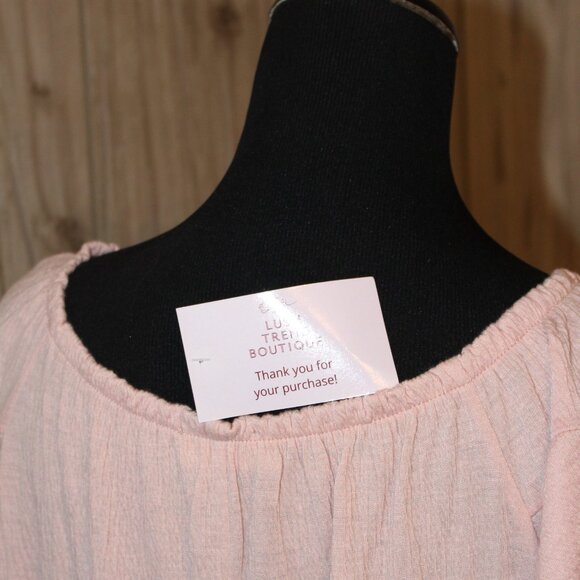 FALL SALE Kye Mi Women's Summer Short Lush Trend Boutique Blush Pink M & L NWT'S - Picture 6 of 13